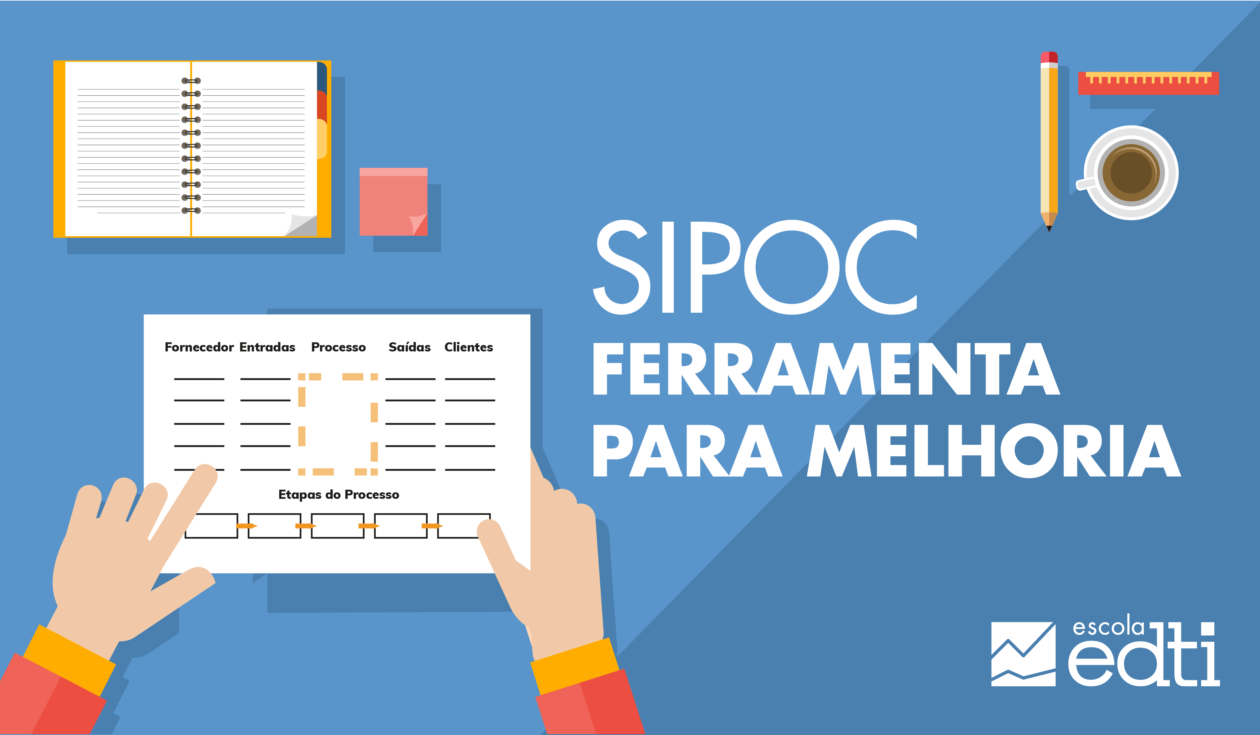 Capa eBook: SIPOC - Ferramenta para Melhoria