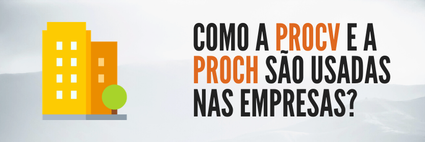 como são usadas formulas procv e procx nas empresas