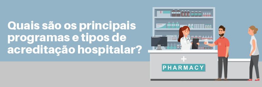 Quais são os principais programas e tipos de acreditação hospitalar?