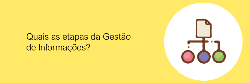 Quais as etapas da gestão de informações?