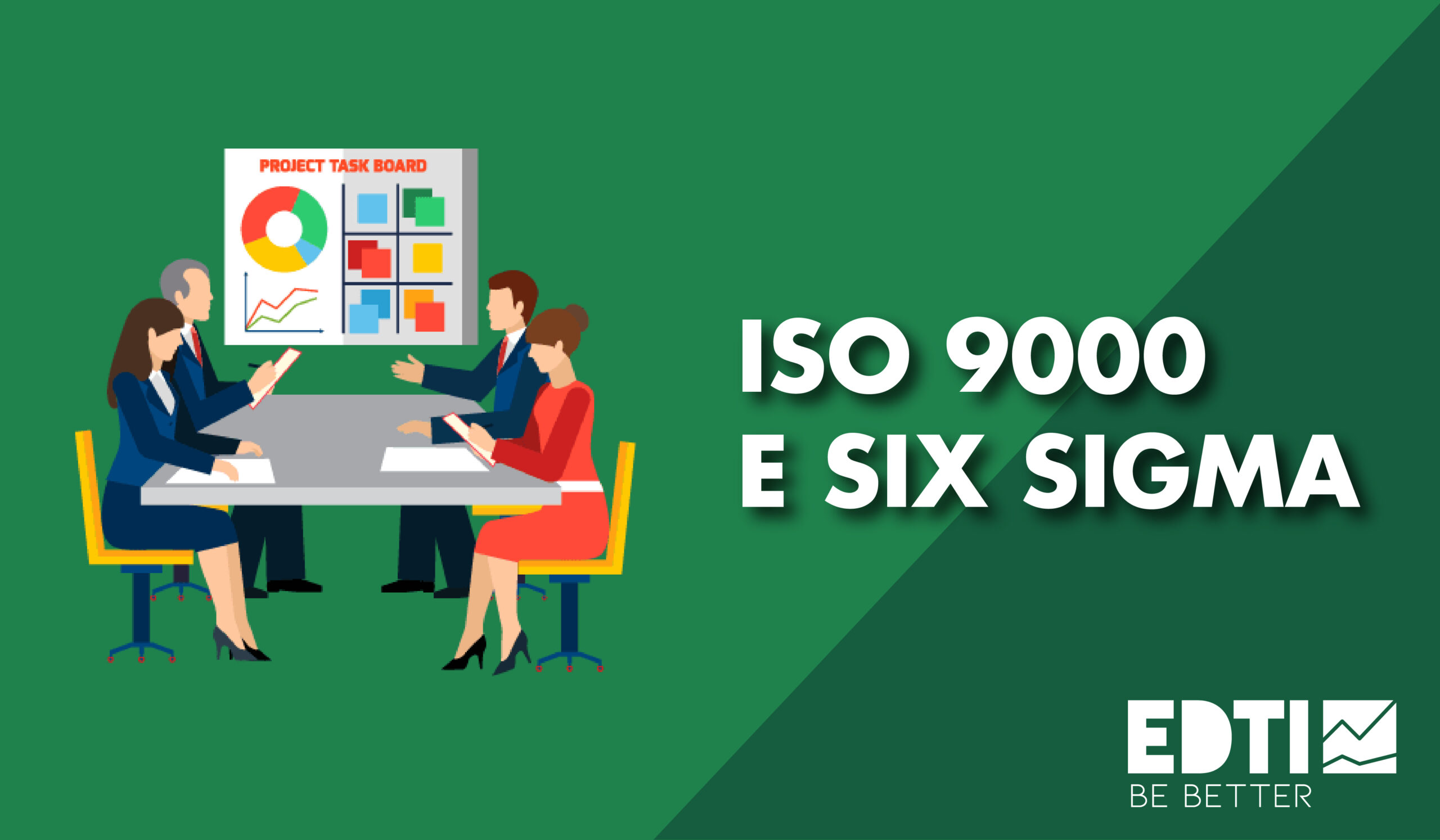 Capa do eBook gratuito sobre ISO 9000 e Six Sigma - Melhore a gestão da qualidade e otimize processos empresariais com metodologias eficazes.