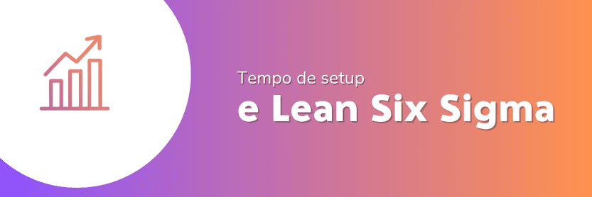 Ícone de gráfico em crescimento representando a relação entre tempo de setup e Lean Six Sigma na melhoria da produtividade industrial.