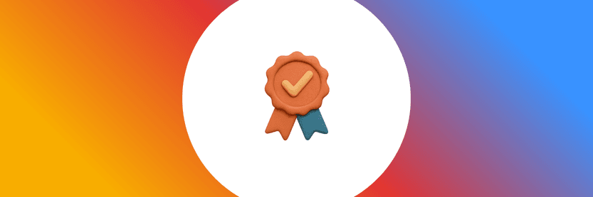 Selo de qualidade representando a percepção de valor e confiança do cliente