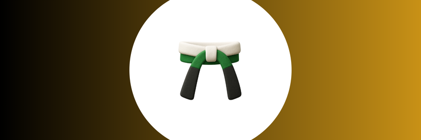 white belt yellow belt green belt black belt